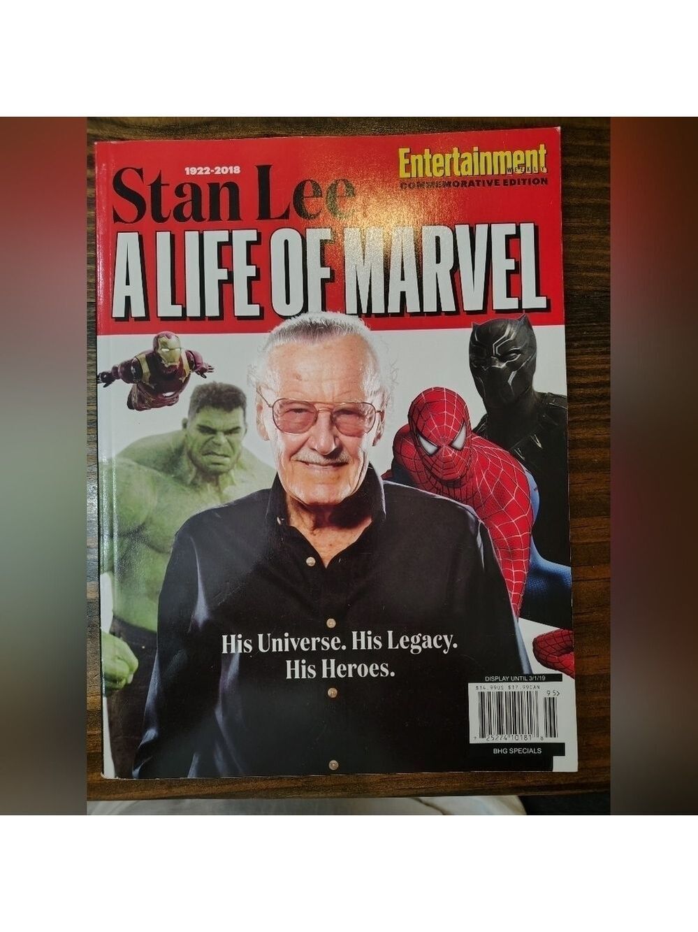 Stan Lee A Life of Marvel 1922-2018, Entertainment Weekly Commemorative Edition